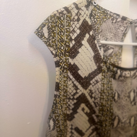 Michael Kors Snake Print Gold Chain Preowned SIZE L - Picture 5 of 5